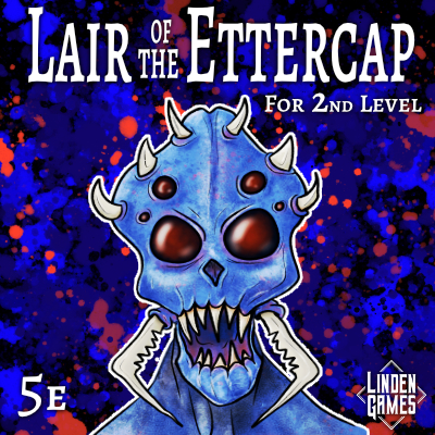 Cover of Lair of the Ettercap, a Dungeons and Dragons Adventure from Linden Games