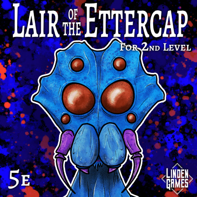 Cover of Lair of the Ettercap, a Dungeons and Dragons Adventure from Linden Games